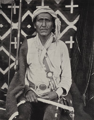 Um índio Navajoe (foto a p/b) de American Photographer (after)
