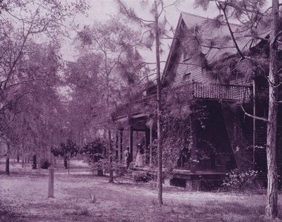 Um lar à sombra dos Pinheiros do Sul, Florida (foto a p/b) de American Photographer (after)