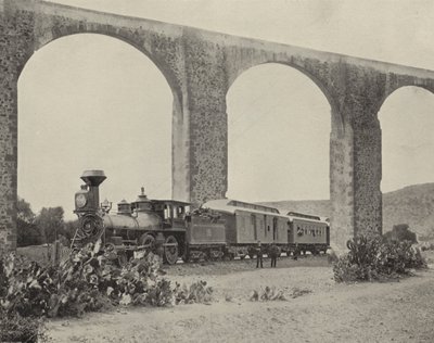 Aqueduto em Queretaro, México (foto a p/b) de American Photographer (after)
