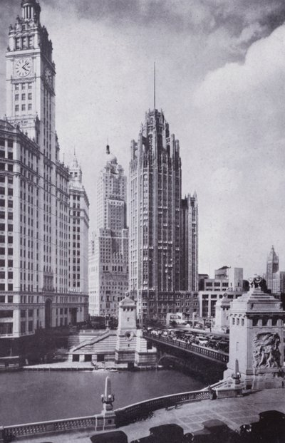 Chicago: Boulevard Link Bridge, Looking North (foto a p/b) de American Photographer (after)
