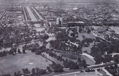 Chicago: Jackson Park and the Midway from the Air (foto a p/b) de American Photographer (after)