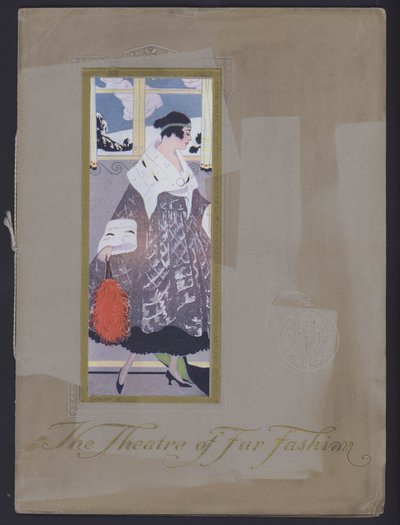 Capa do The The Theater of Fur Fashion, c.1914. (foto a p/b) de American Photographer (after)