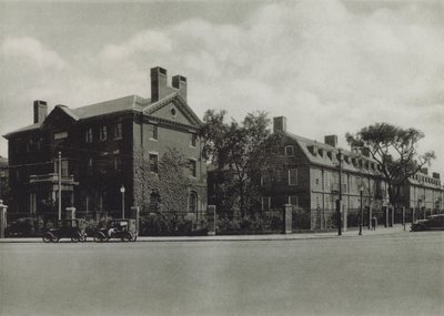 Universidade de Harvard: Phillips Brooks House; Mower Hall, Dormitório; Lionel Hall, Dormitório (foto a p/b) de American Photographer (after)