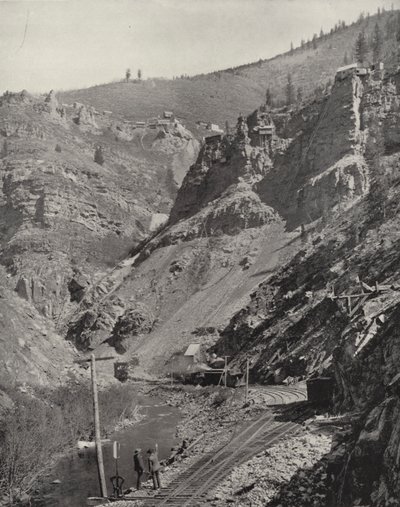 Minas em Eagle River Canyon, Colorado (foto a p/b) de American Photographer (after)
