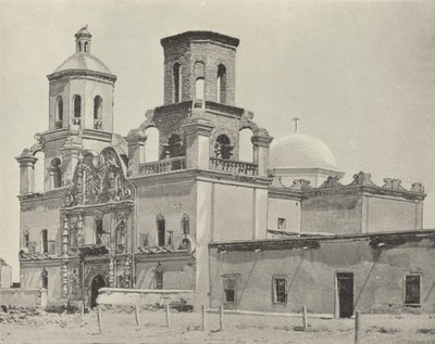 Missão San Xavier Del Bac, Arizona (foto a p/b) de American Photographer (after)
