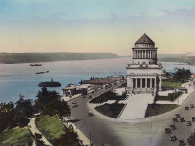 Nova lorque: O rio Hudson e Riverside Drive; Túmulo do Grant (foto) de American Photographer (after)