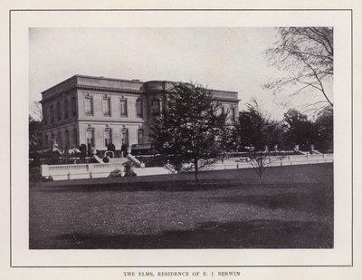 Newport, Rhode Island: The Elms, Residence of E J Berwin (foto a p/b) de American Photographer (after)