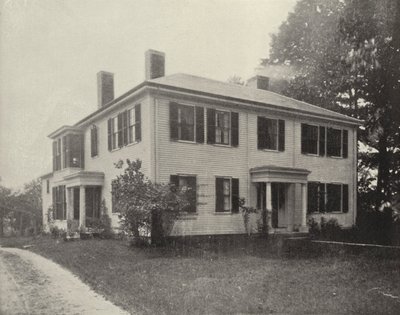 Old Emerson House, Concord, Massachusetts (foto a p/b) de American Photographer (after)