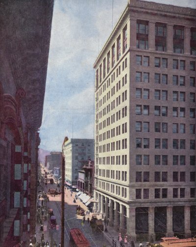 Oregon: Washington Street, Portland (foto) de American Photographer (after)