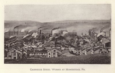 Pittsburgh: Carnegie Steel Works at Homestead, Pennsylvania (foto a p/b) de American Photographer (after)