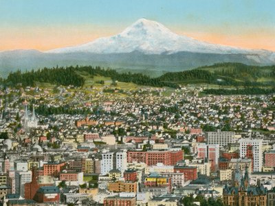Portland, Oregon, Mount Hood in Distance (foto) de American Photographer (after)