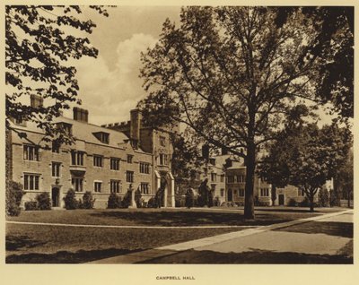Universidade de Princeton: Campbell Hall (foto a p/b) de American Photographer (after)