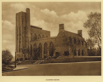 Universidade de Princeton: McCarter Theatre (foto a p/b) de American Photographer (after)