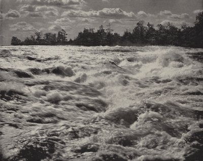 Rapids of Niagara acima das Cataratas (foto a p/b) de American Photographer (after)