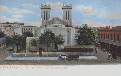 Catedral de San Fernando em San Antonio, Texas, EUA (foto colorida) de American Photographer (after)
