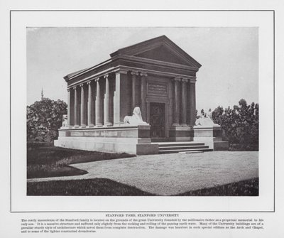 São Francisco: Stanford Tomb, Universidade de Stanford (foto a p/b) de American Photographer (after)