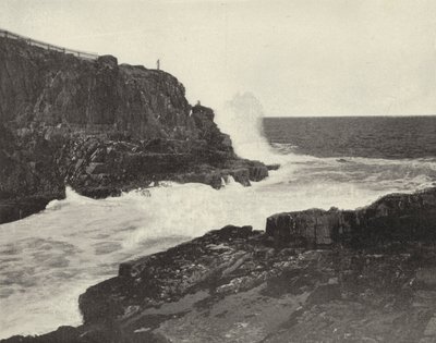 Parede do Mar, Penhasco da Cabeça do Careca, Maine (foto a p/b) de American Photographer (after)