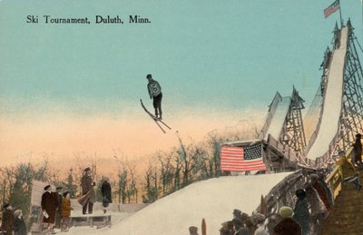 Competição de salto de esqui, Duluth, Minnesota, EUA (foto) de American Photographer (after)