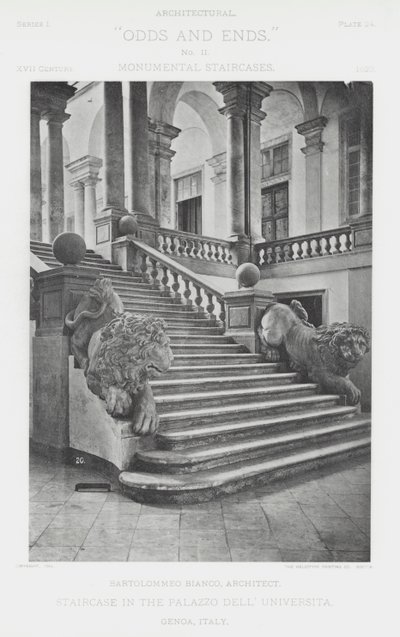 Escadaria no Palazzo Dell