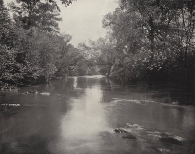 Rio Swannanoa, Carolina do Norte (foto a p/b) de American Photographer (after)