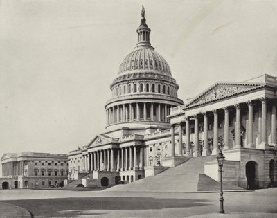 O Edifício da Capital em Washington (foto a p/b) de American Photographer (after)