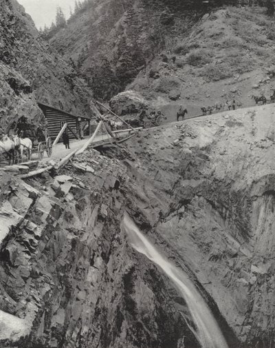 Tollgate Ouray e Silverston Tollroad (foto a p/b) de American Photographer (after)