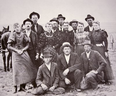 American Pioneers, c.1850 (foto a p/b) de American Photographer
