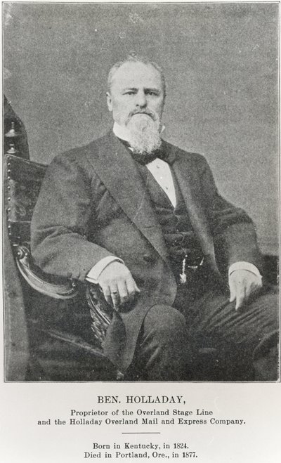 Ben Holladay (1824-77) (foto a p/b) de American Photographer