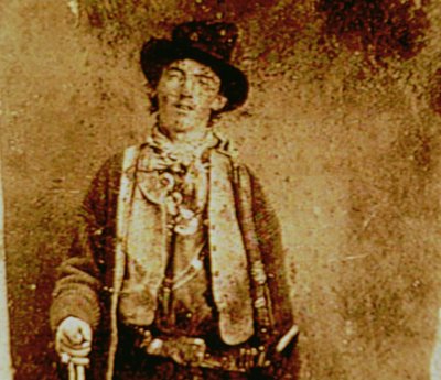 Billy The Kid (1859-81) c.1880 (cópia do tipo de lata original) de American Photographer