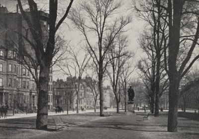 Boston: Commonwealth Avenue (fotografia a preto e branco) de American Photographer