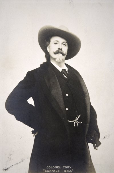 Buffalo Bill (1846-1917) cartão postal de American Photographer
