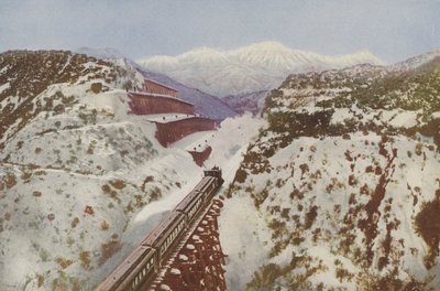 Cajon Pass, no cume da Coast Range, Califórnia (fotografia a cores) de American Photographer