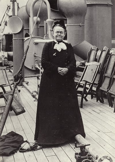Carrie Nation (1846-1911), ativista americana da temperança radical, c1905 (fotografia a preto e branco) de American Photographer