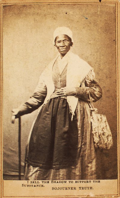 Cartão de visita da verdade do Sojourner, 1864 de American Photographer
