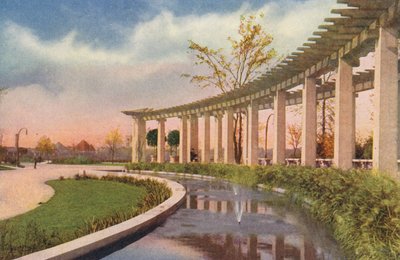 Chicago: Pérgola no Douglas Park (fotografia a cores) de American Photographer