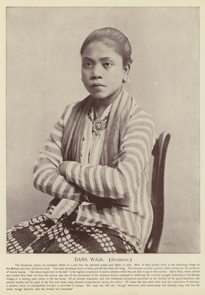 Dama Waja, javanesa de American Photographer