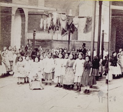 Sociedade Feminina do Guardião, Lar dos Sem-Amigos, 29th Street, Nova York, 4 de julho de 1864 de American Photographer