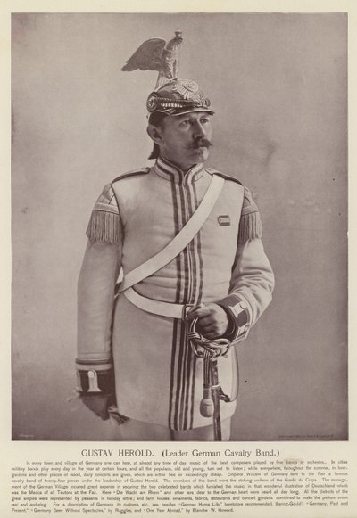 Gustav Herold, Líder da Banda de Cavalaria Alemã de American Photographer