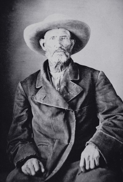 Jim Bridger (1804-81) (foto a p/b) de American Photographer