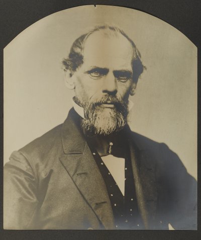 John Augustus Roebling, c.1866-7 (impressão em prata de gelatina) de American Photographer
