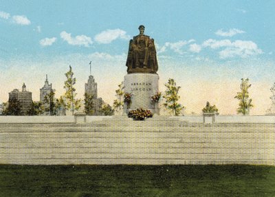Monumento de Lincoln no Grant Park (foto colorida) de American Photographer