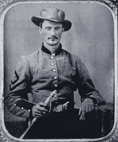 Marmaduke Marshall, Soldado Confederado do Exército (foto a p/b) de American Photographer