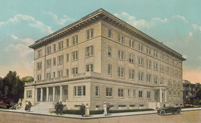 Miami, Florida, c 1925: Edifício YMCA (fotografia a cores) de American Photographer