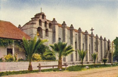 Missão de São Gabriel, perto de Los Angeles (fotografia a cores) de American Photographer