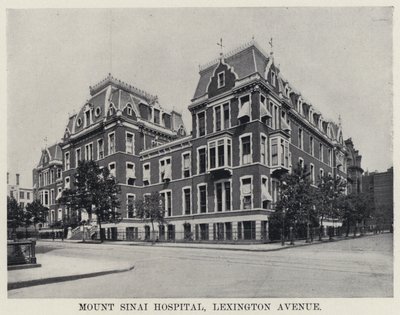 Hospital Mount Sinai, Lexington Avenue (foto a p/b) de American Photographer