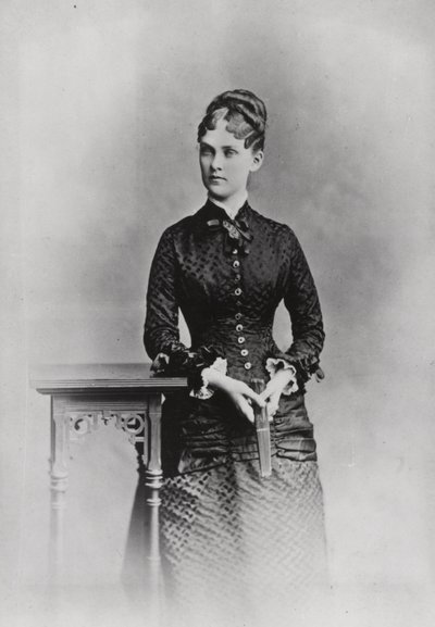 Sra. Theodore Roosevelt, c.1882 (foto p - b) de American Photographer