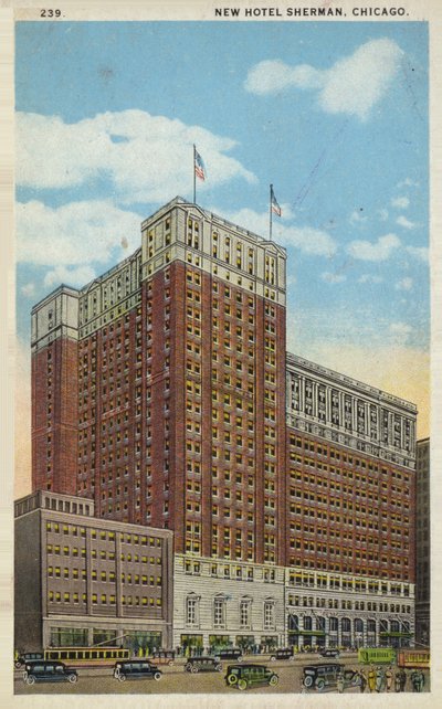 New Hotel Sherman, Chicago, Illinois, EUA (fotografia colorida) de American Photographer