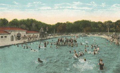 Nova Orleães: Piscina do Parque da Cidade (fotografia a cores) de American Photographer