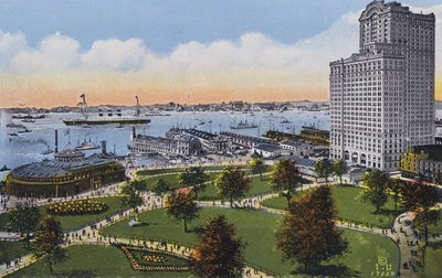 Nova Iorque: Battery Park (fotografia a cores) de American Photographer