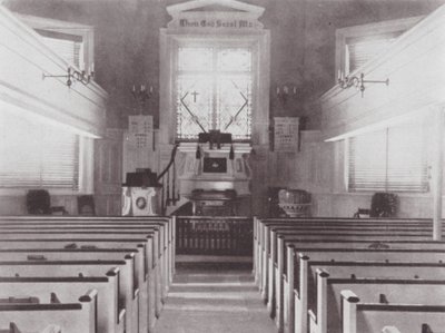 Filadélfia: Interior da antiga igreja dos suecos de American Photographer